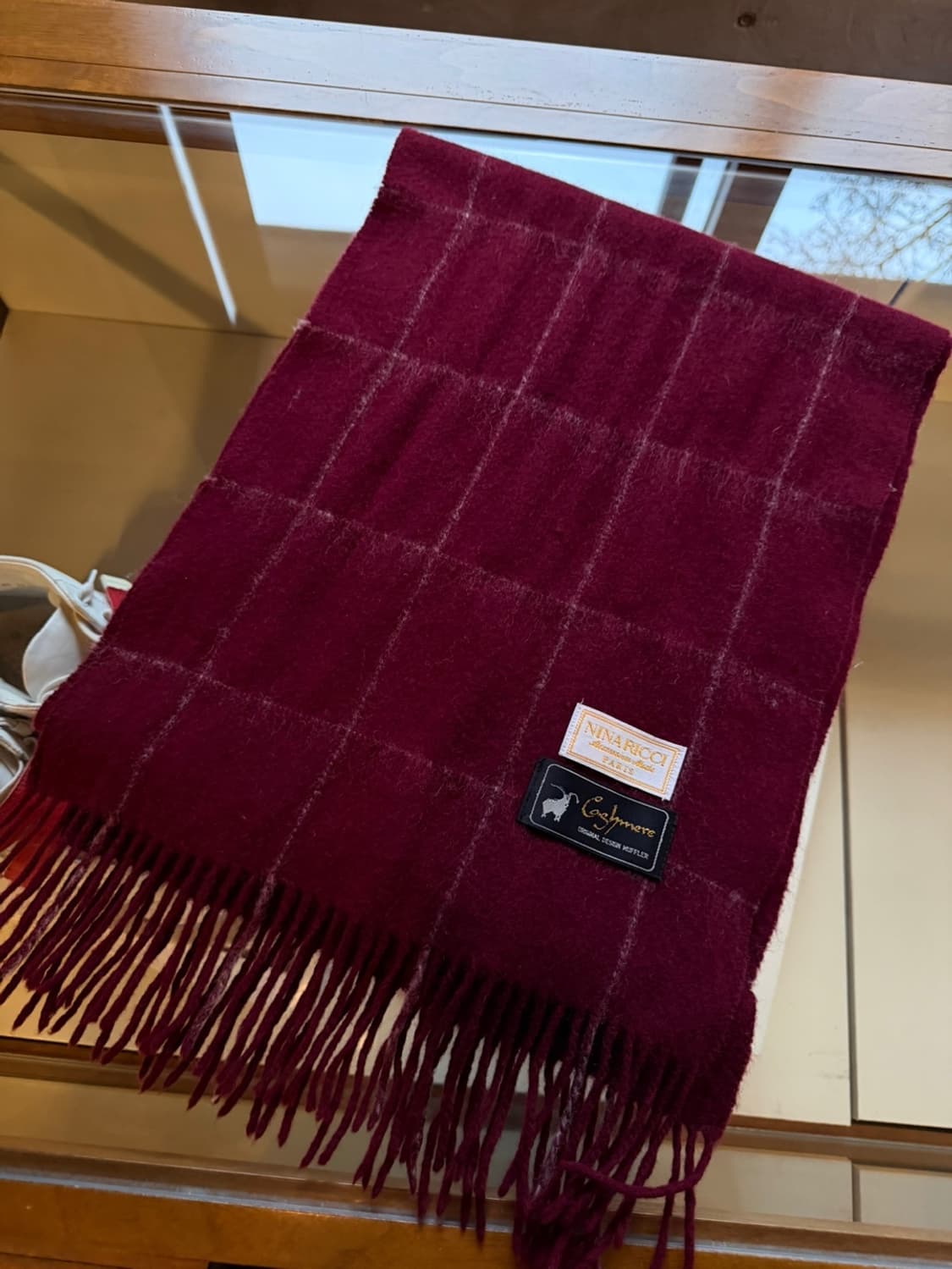 니나리찌 캐시미어 머플러 상품이미지4