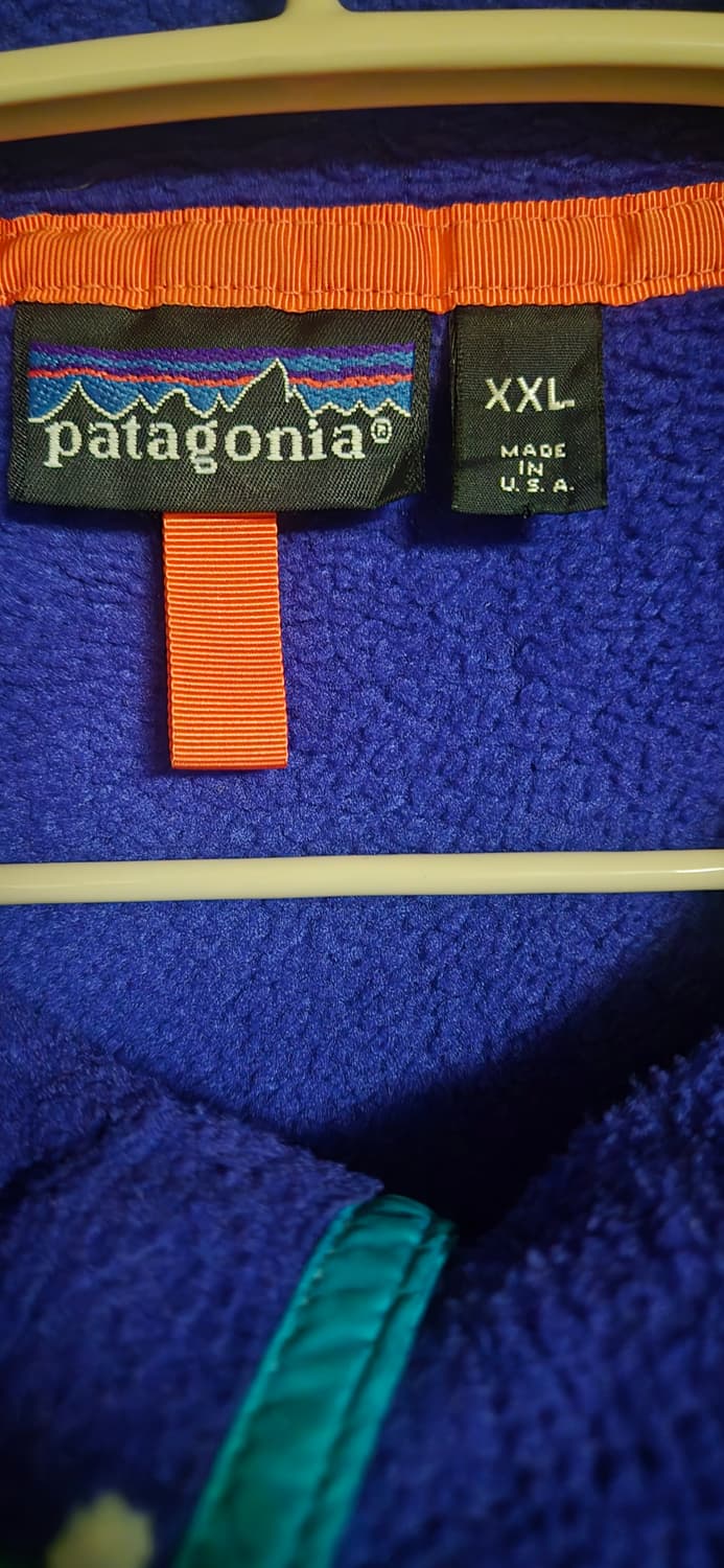파타고니아 신칠라  퍼플블루/틸  USA  2xl xxl 상품이미지7