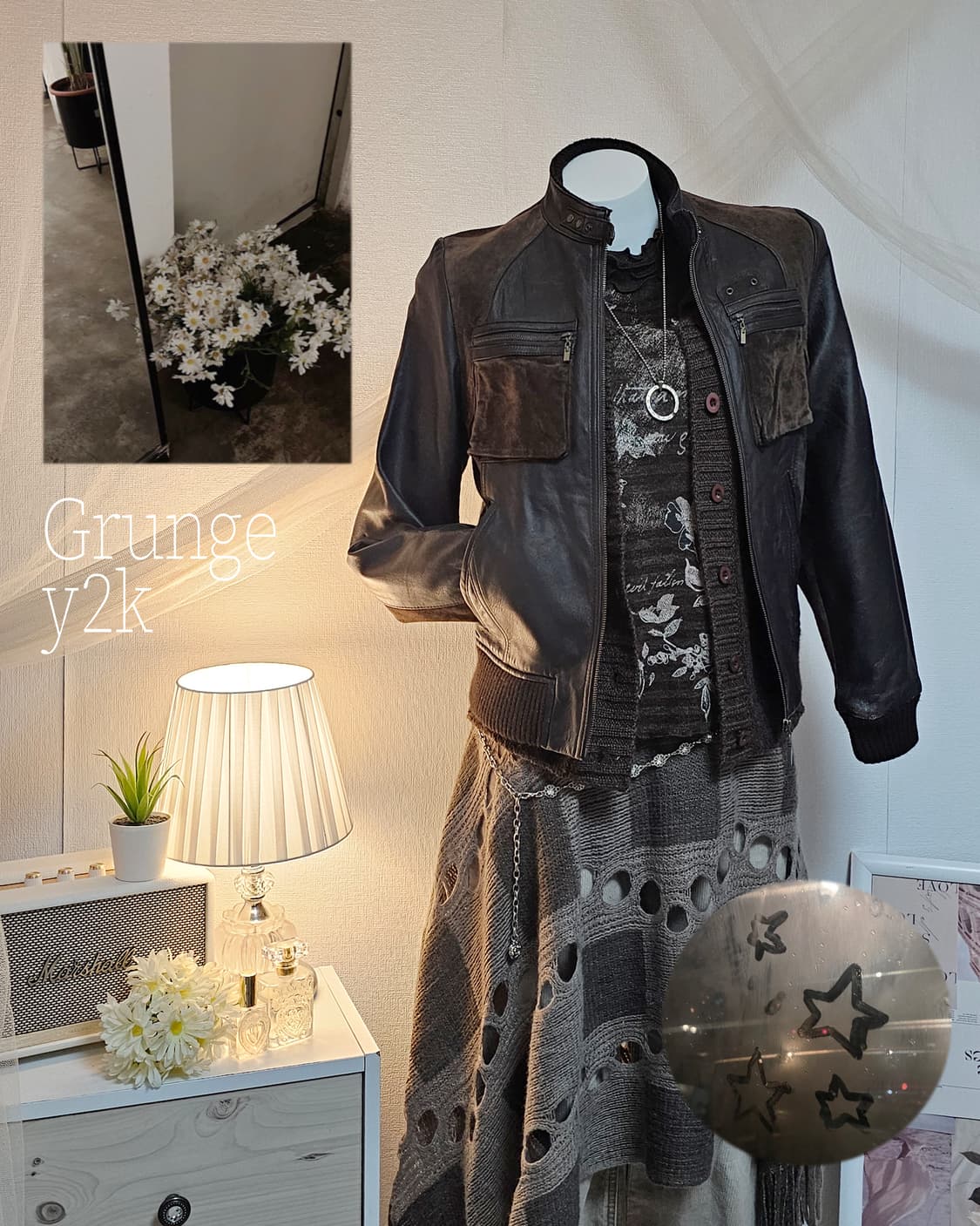 Grunge Y2K look style set 상품이미지1