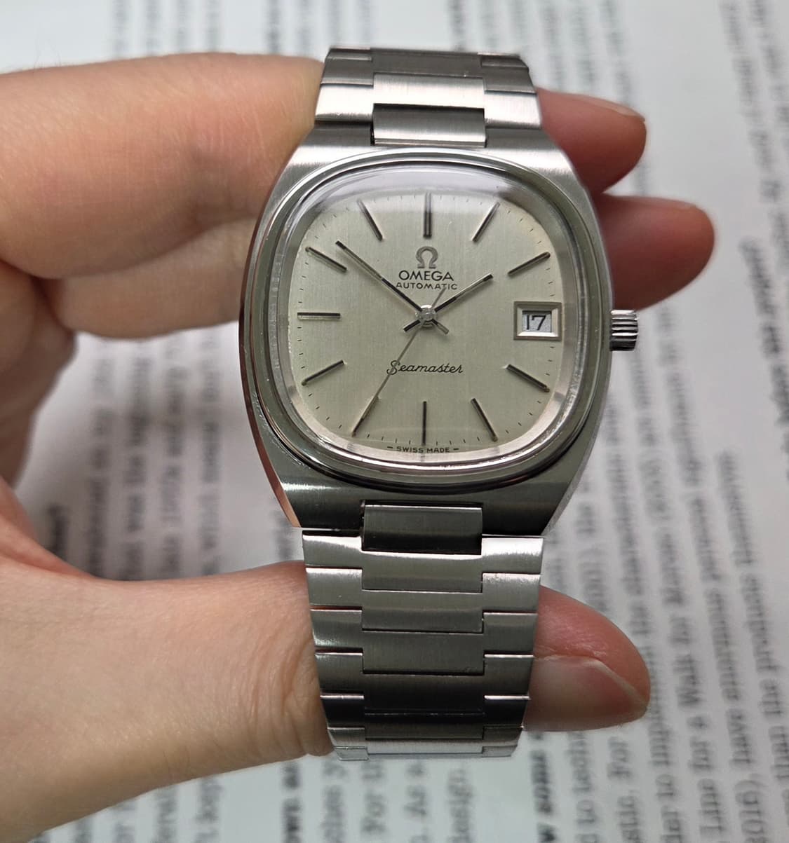 빈티지 오메가 씨마스터 테레비 실버판 싱글데이트 뻐뻐시 브슬 ver.
 상품이미지2