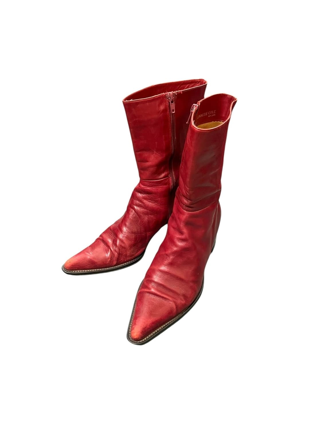 BURGUNDY LEATHER BOOTS 상품이미지1