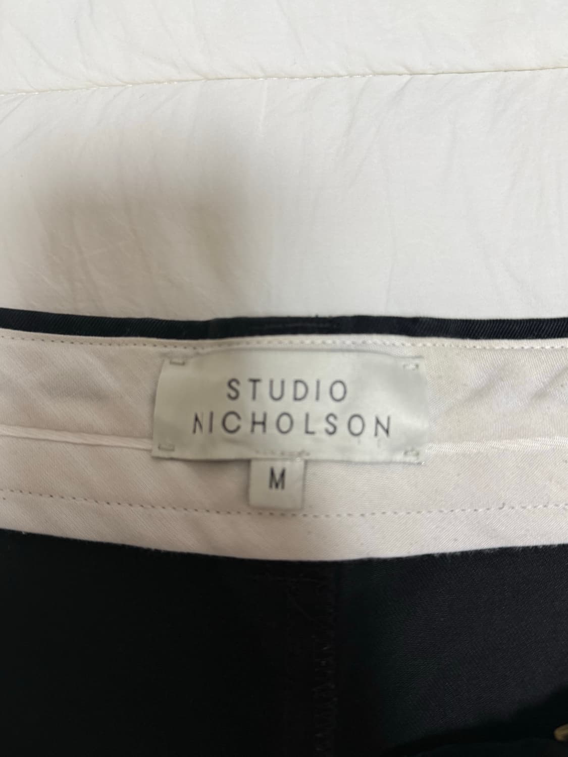 [M] 스튜디오 니콜슨 소르테 팬츠 블랙 상품이미지4