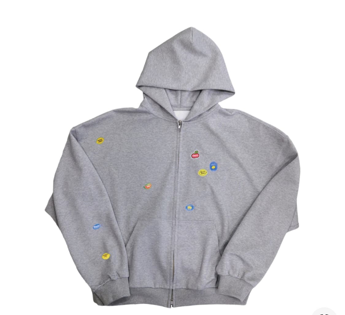 [1] 논노드 젠 마켓 집 후디 그레이 상품이미지1