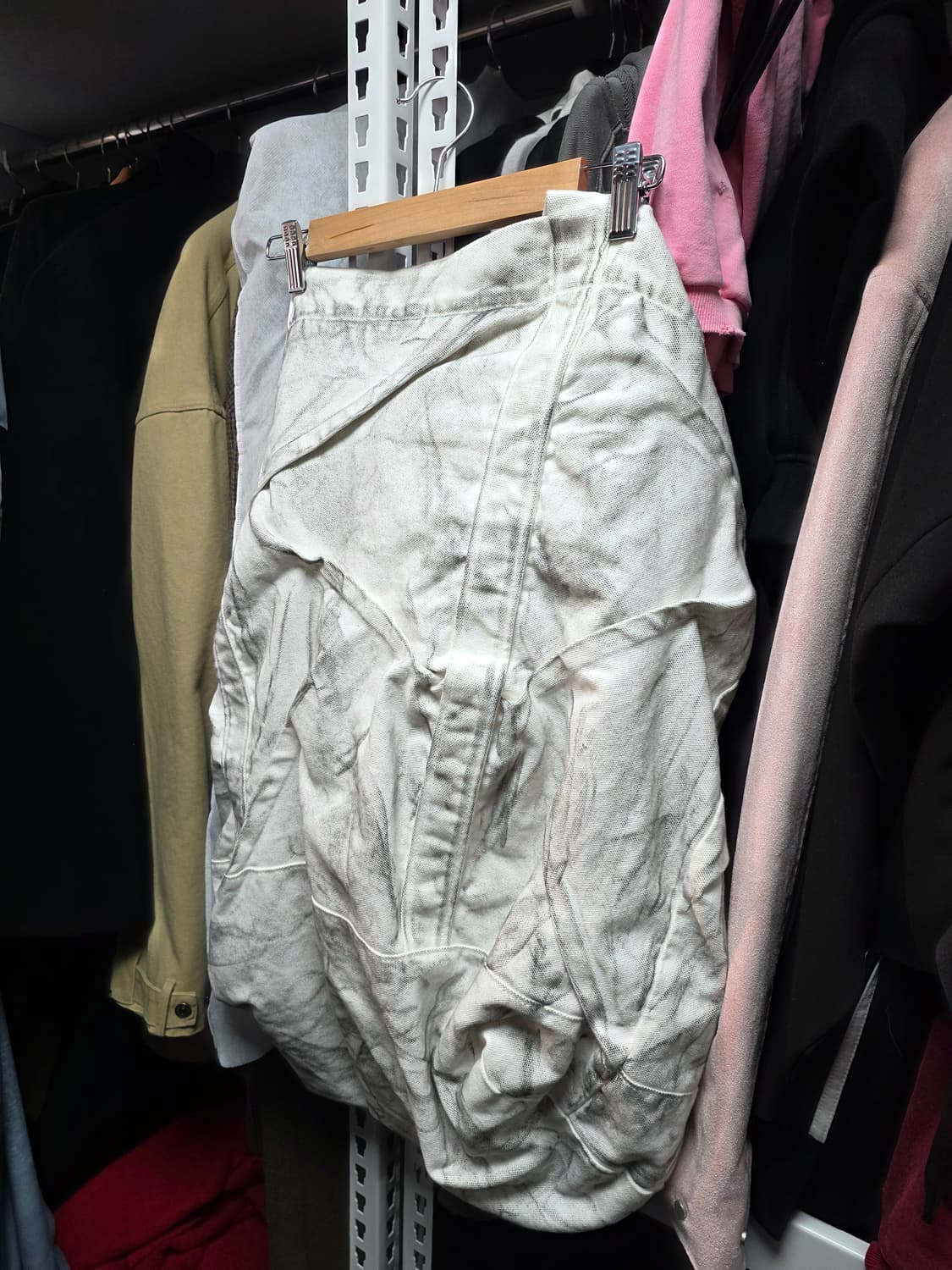 노쿨러스 워시드 토트백 화이트  상품이미지2