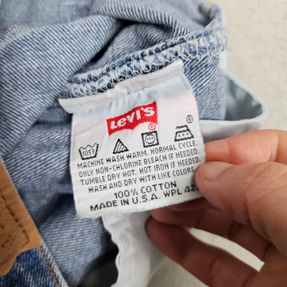 90s 리바이스 501 데님 33 33 made in usa 상품이미지8