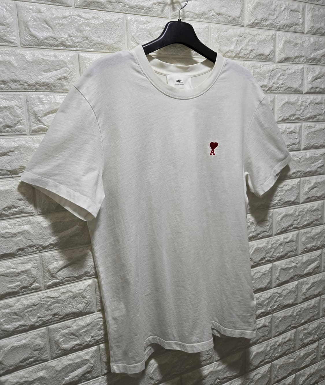 아미 스몰 자수로고 반팔티 M 상품이미지2