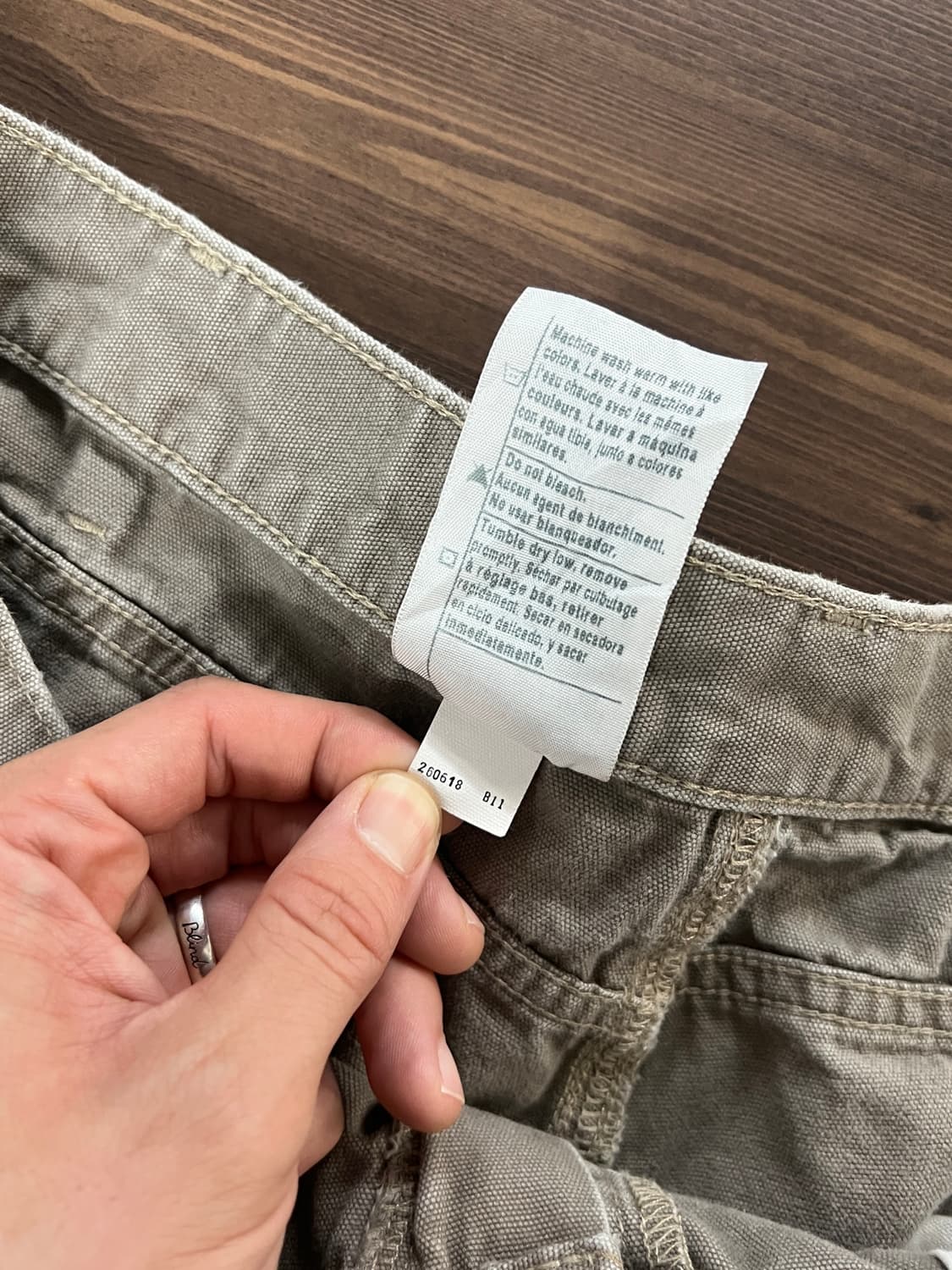 Carhartt 칼하트 카펜터 레귤러핏 워크 팬츠 상품이미지9