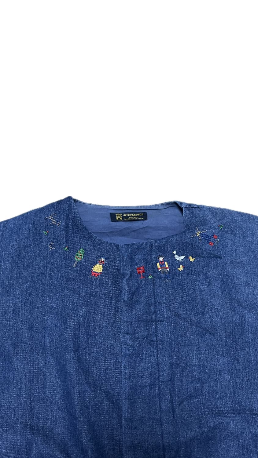 Rivet&Surge 리벳 앤 서지 자수 데님 자켓 상품이미지9