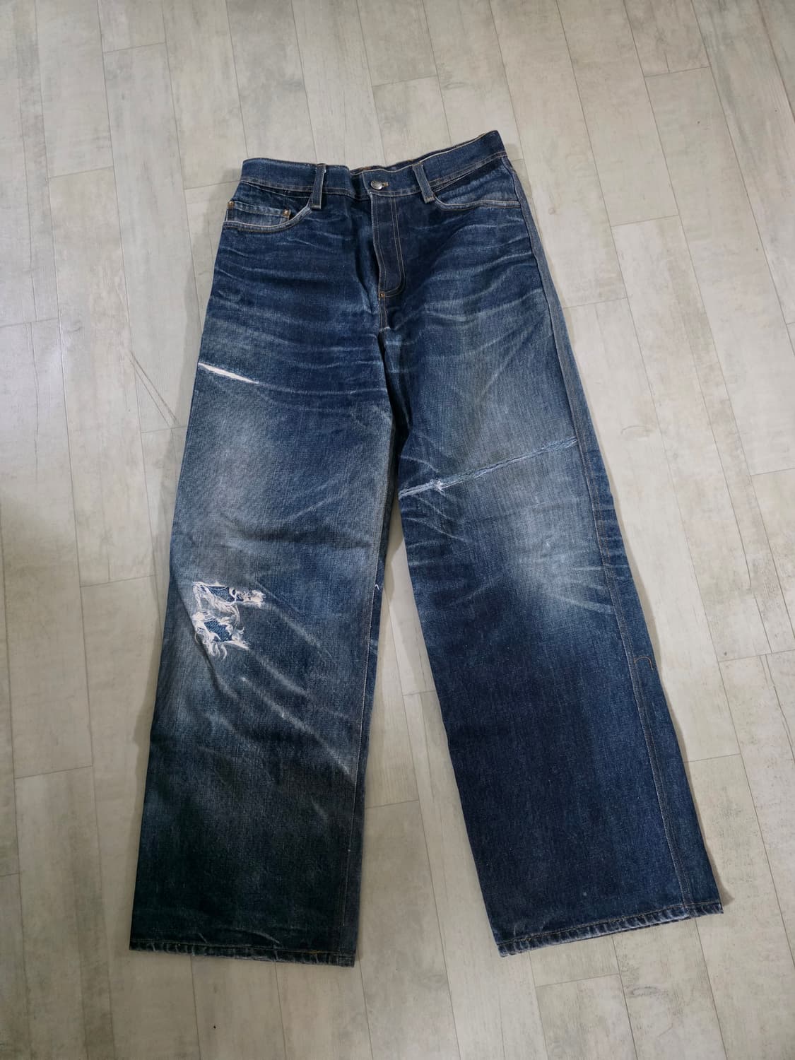 [30] 앤더슨벨 트롱프뢰유 데님 팬츠 상품이미지1