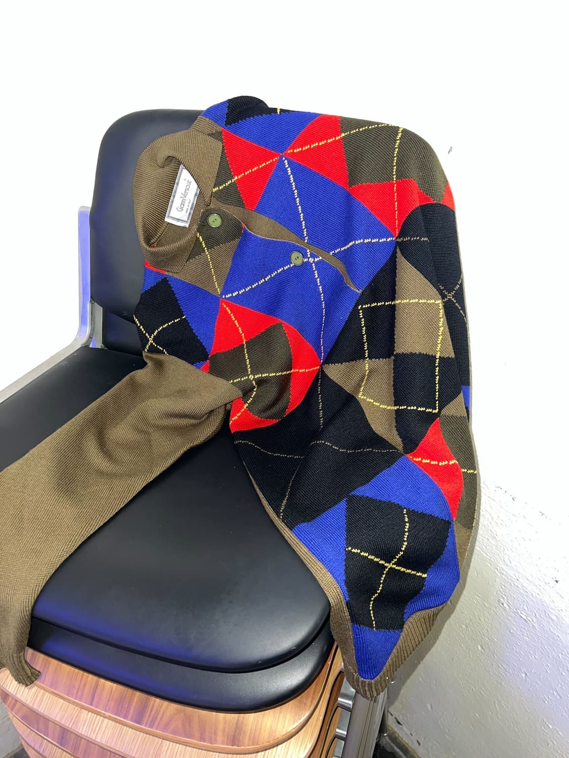 베르사체 아가일 롱슬리브 니트탑 상품이미지7