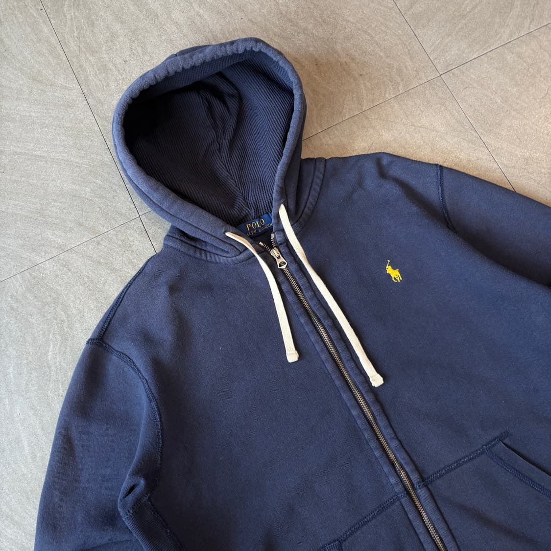 폴로 국내 매장 정품 네이비 후드 집업 자켓 상품이미지2