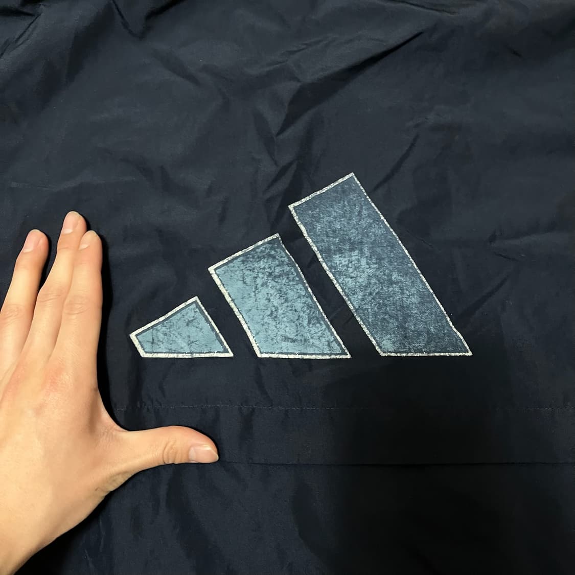 아디다스 코리아 90s 올드스쿨 빅로고 바람막이 자켓 L/100  상품이미지2