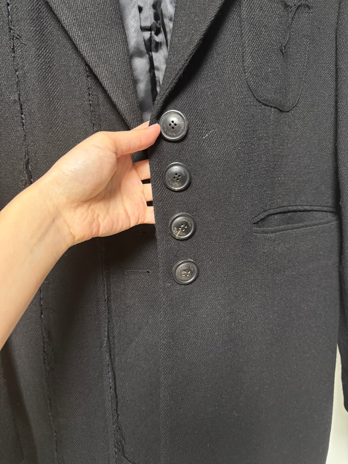 마뗑킴 러프 울자켓 상품이미지3