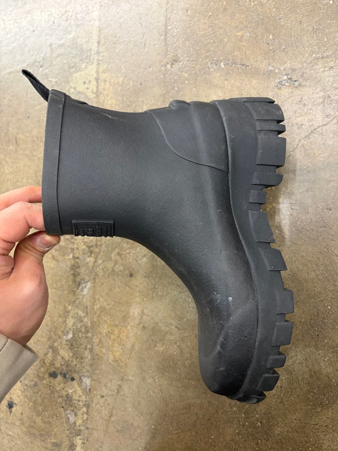 락피쉬 웨더웨어 블랙 레인부츠 상품이미지4