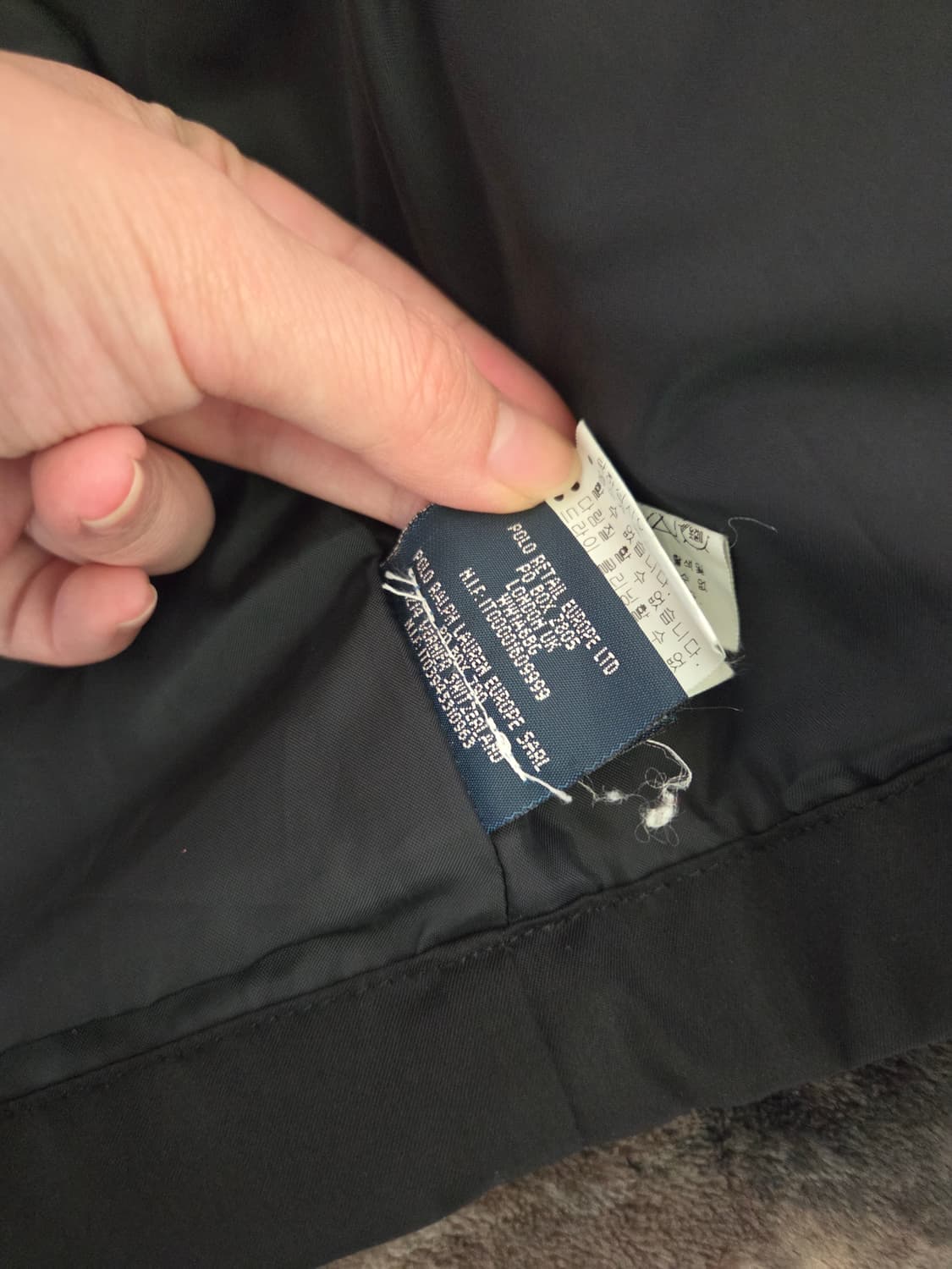 폴로 기마로고 더블포니 바라쿠타 자켓 M(12-14) 상품이미지5