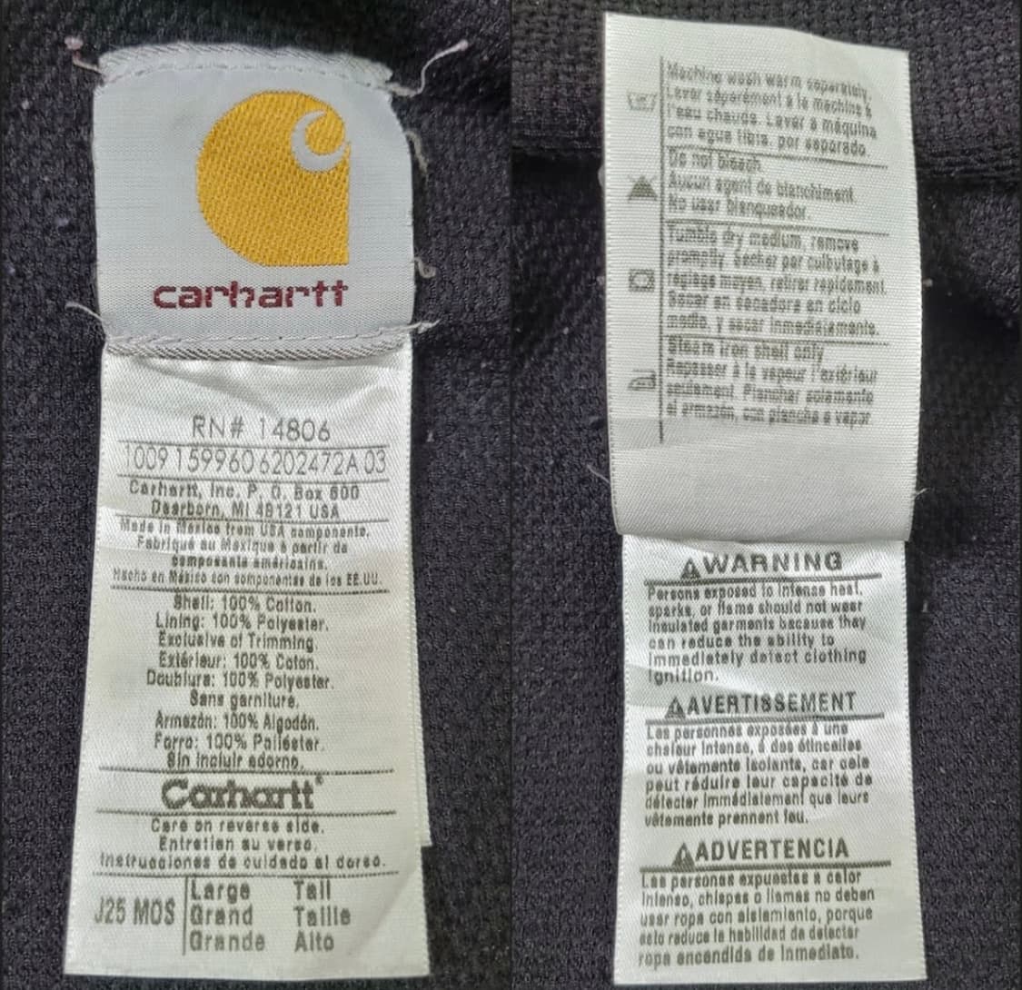 칼하트 J25 덕 액티브 자켓 모스그린 상품이미지6