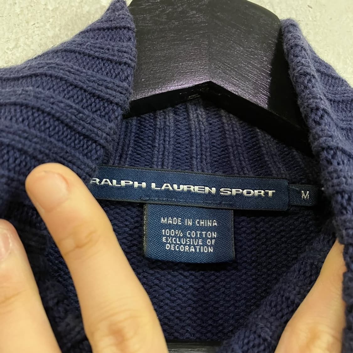 폴로 랄프로렌 니트 집업 상품이미지5
