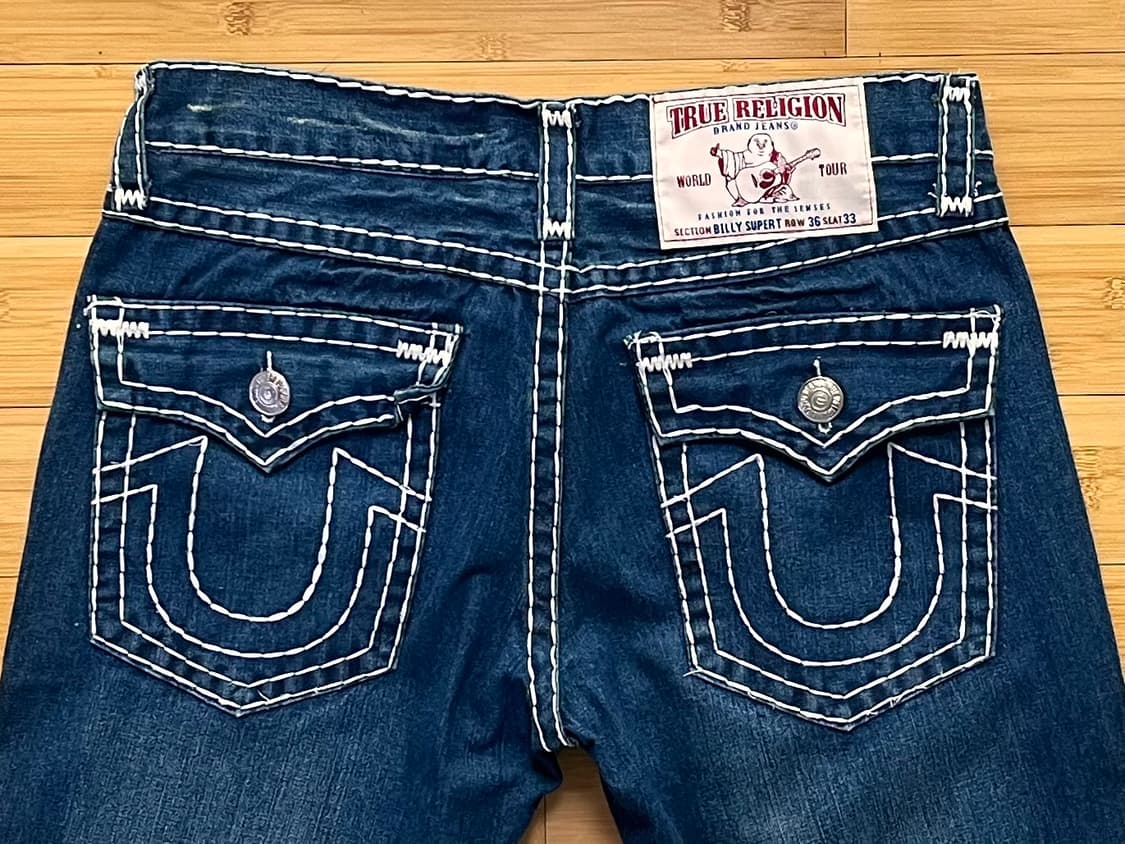 트루 릴리전 BILLY SUPERT 데님팬츠 ROW36 SEAT33 상품이미지4