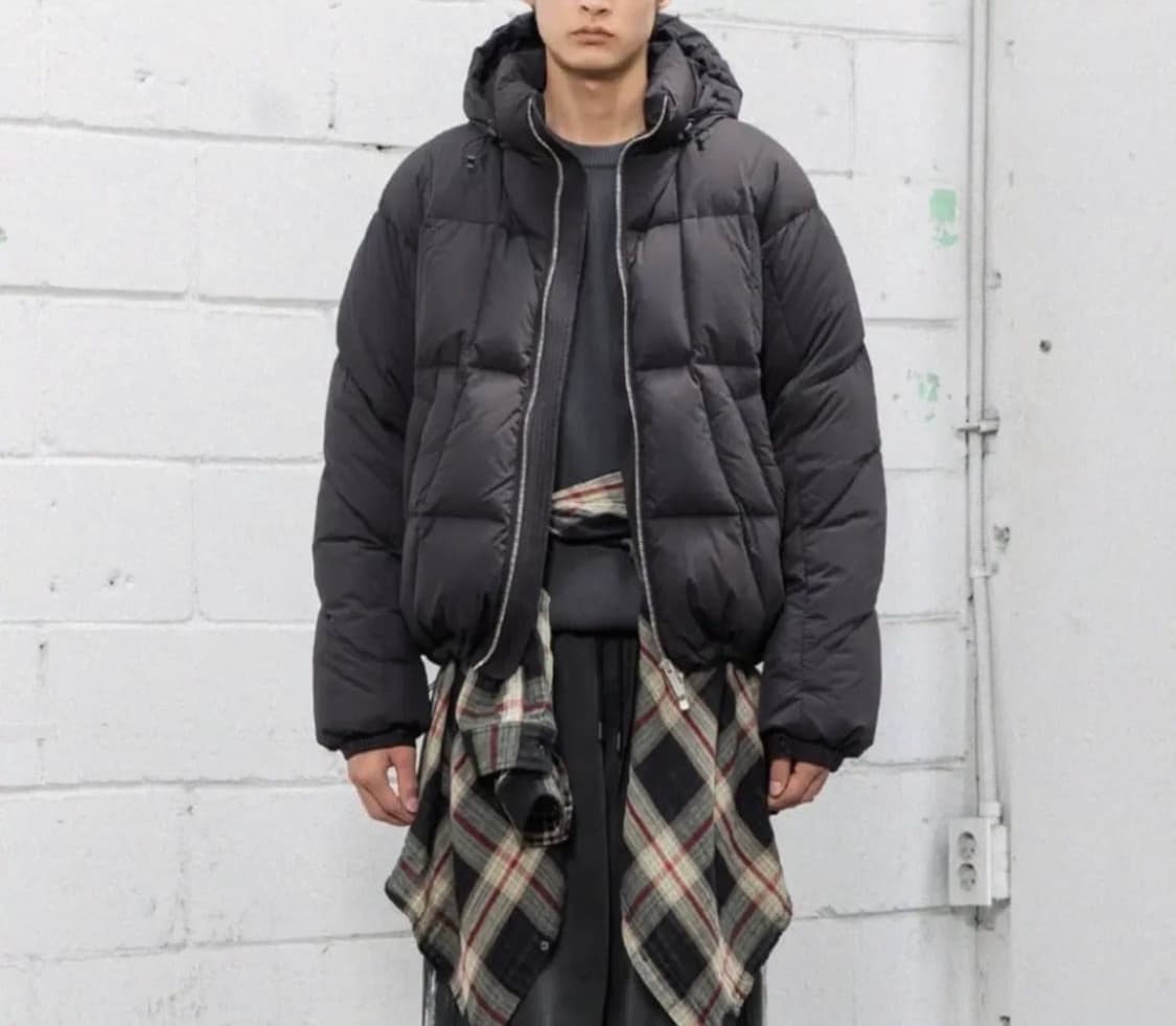 비긴202 블랙패딩 상품이미지1