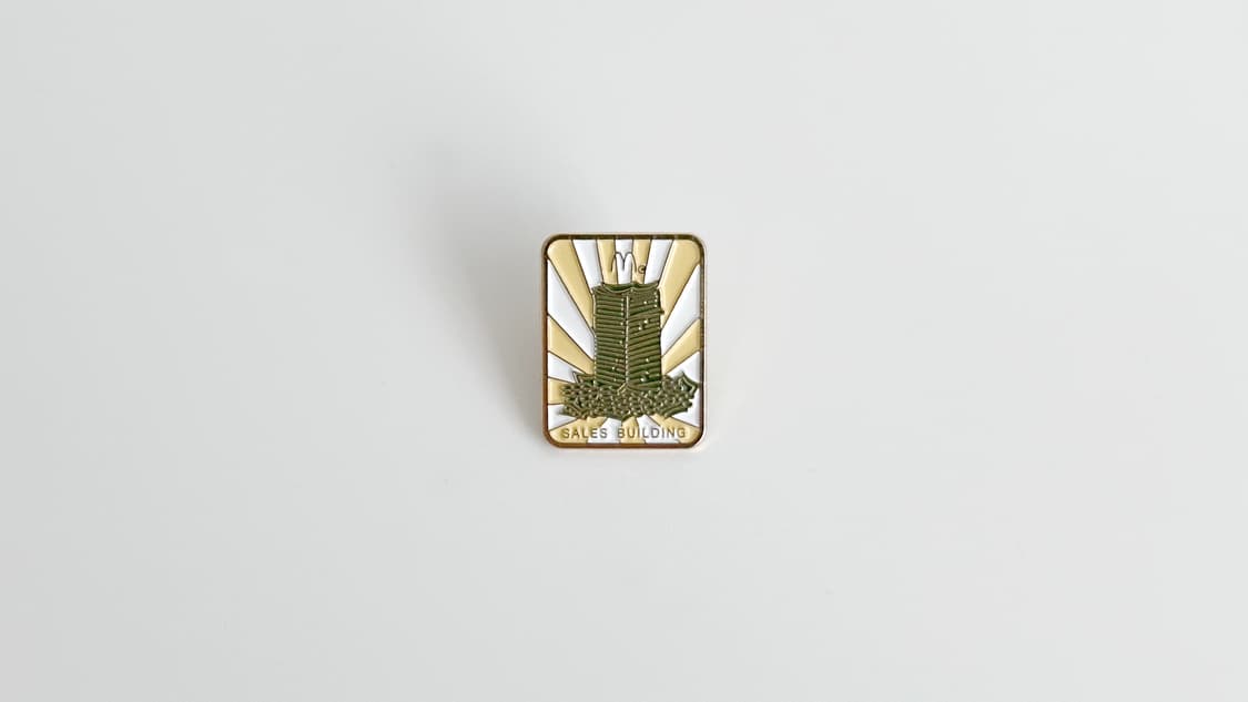 맥도날드 빈티지 크루 핀뱃지 라펠핀 ‘Sales’ 상품이미지4