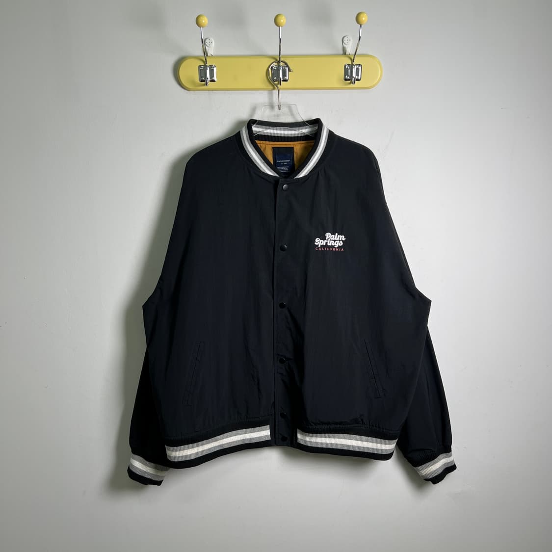 백 넘버 블랙 자수 스타디움 점퍼 XL 상품이미지1