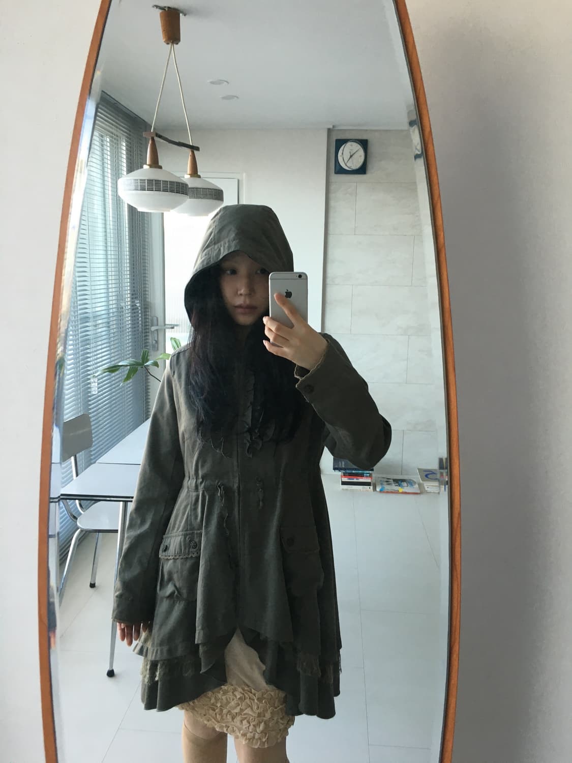 axes femme) ruffle lace military jacket 상품이미지1