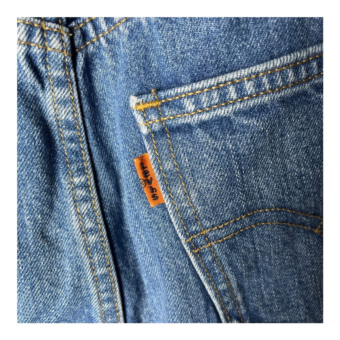 [Levi's] 리바이스 오렌지탭 집업 데님 스커트 상품이미지5