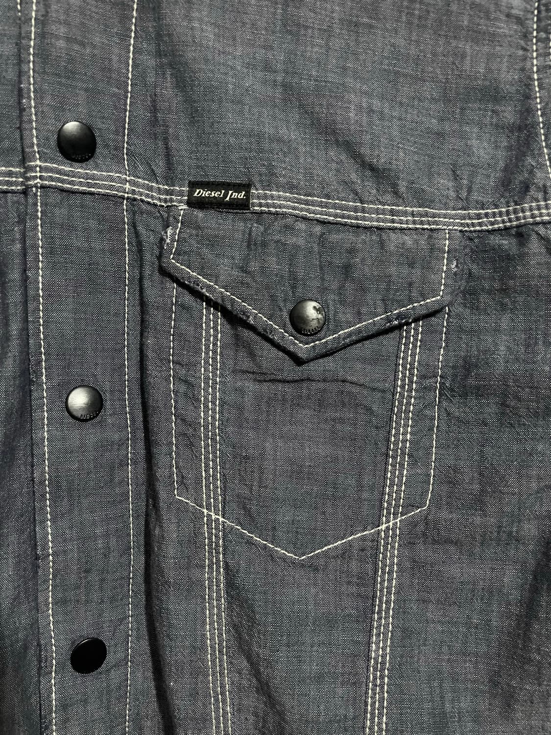 데님 트러커 셔츠 상품이미지4