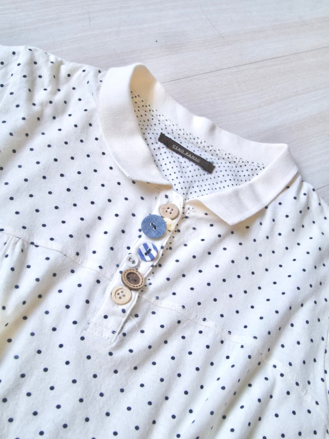 [CIAO PANIC] dot pique shirt 상품이미지6