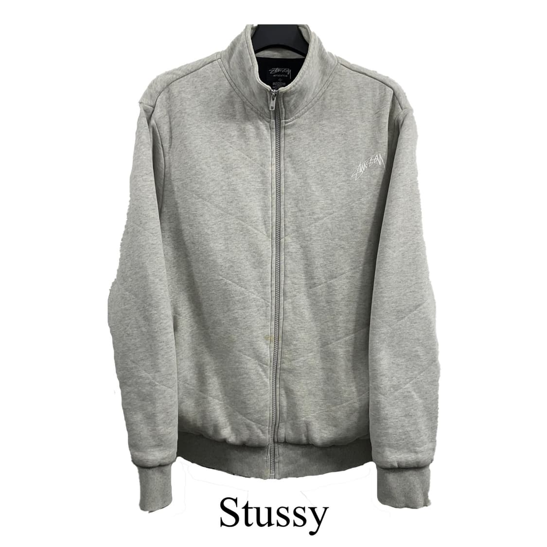 L 스투시 어쎈틱 기모 집업 상품이미지1