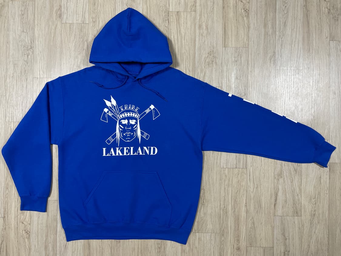 105) Vtg 길단 인디언 블루 후드티(민트급) 상품이미지2