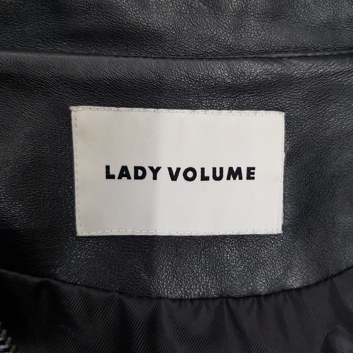레이디 볼륨 클래식 가죽 자켓 FREE 사이즈 상품이미지3