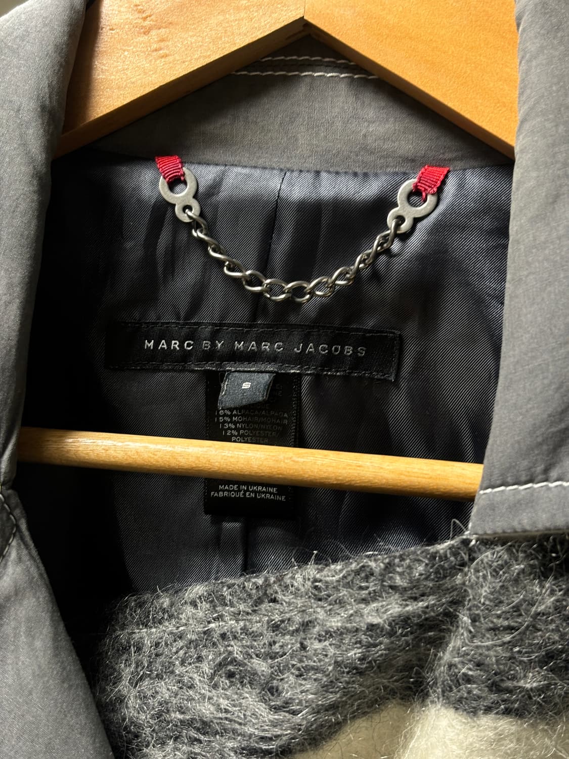 마크 바이 마크제이콥스 스트라이프 울 라이더자켓 상품이미지3