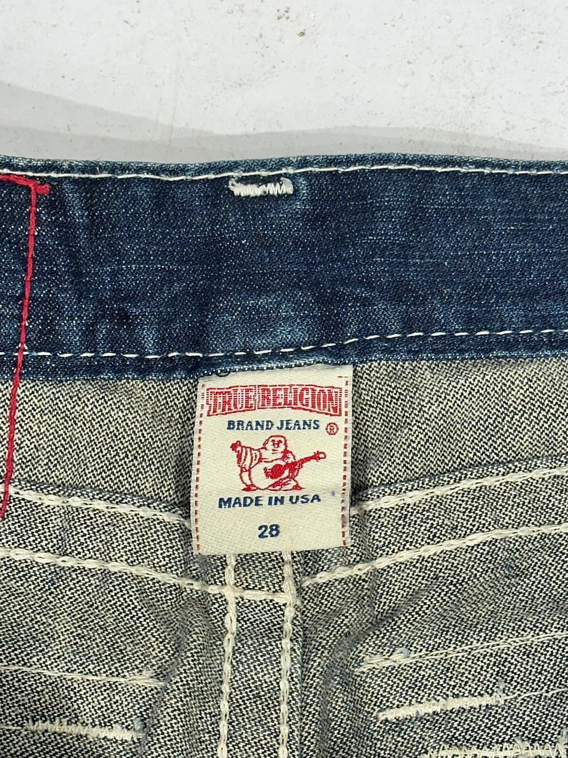 트루 릴리전 Rainbow Ricky 스티치 자수 데님 팬츠 청바지  상품이미지7