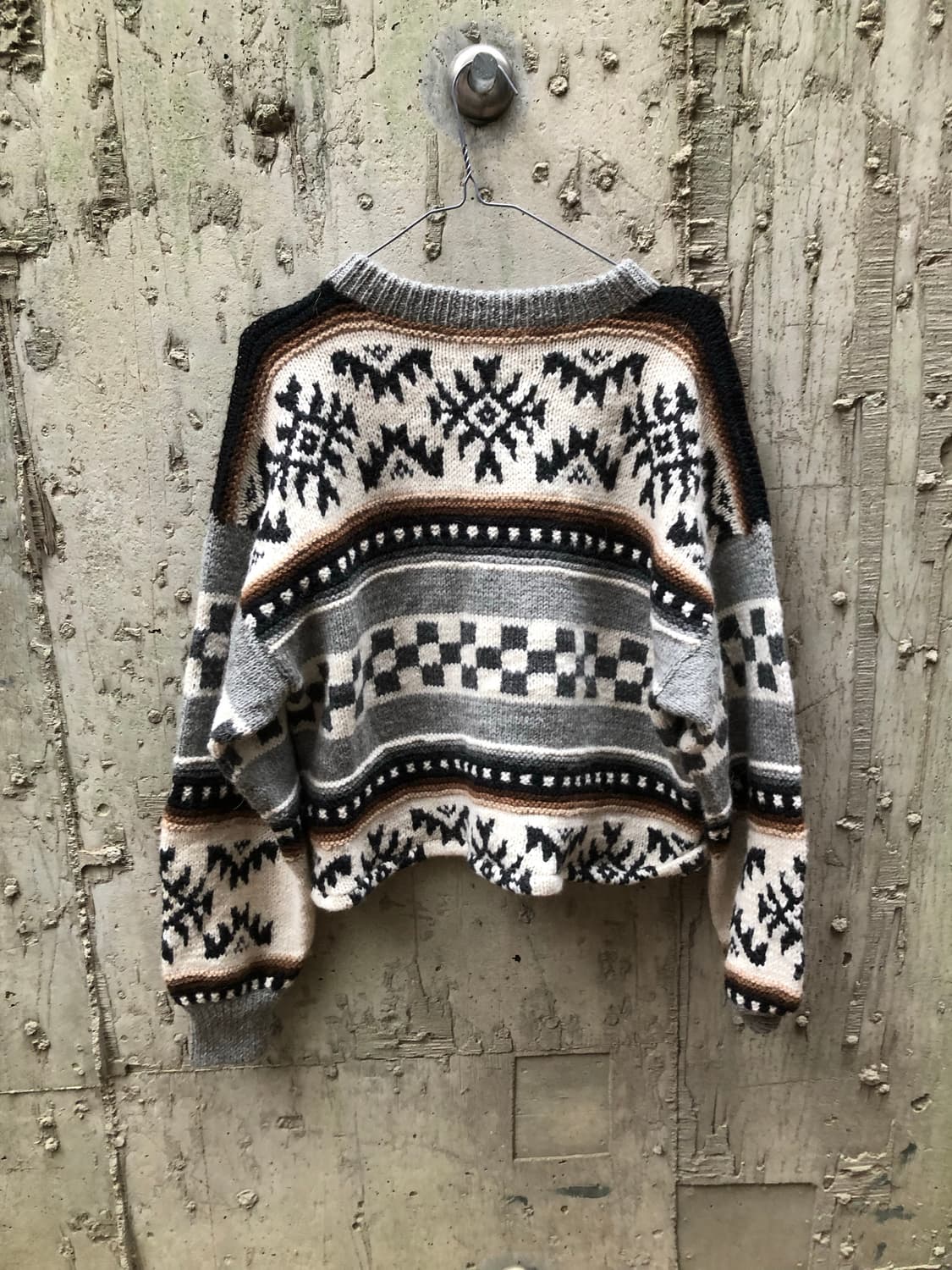 Alpaca wool 100% handmade knit 상품이미지8