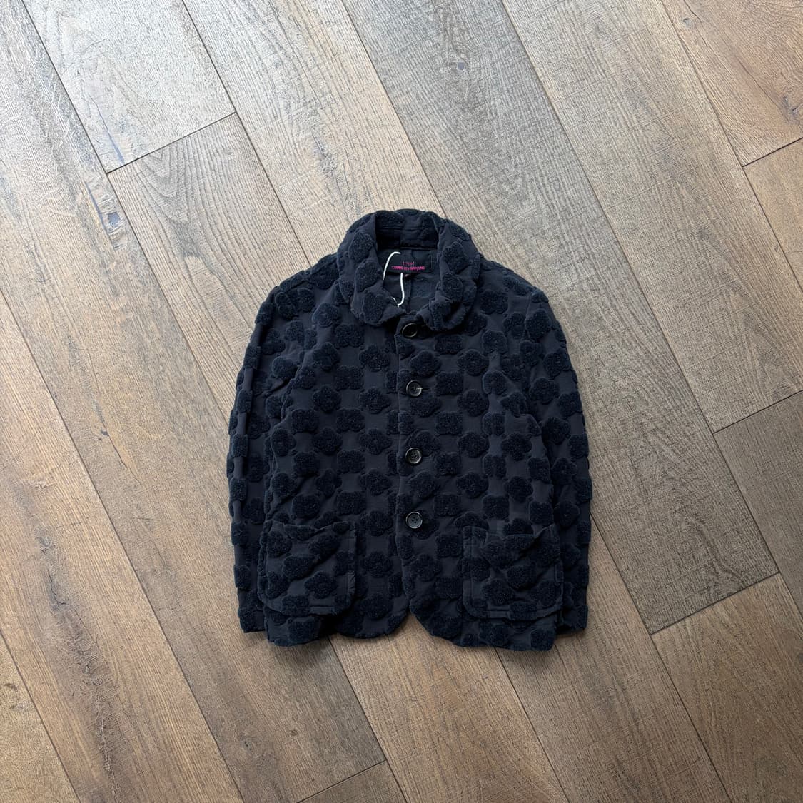 Floral Embossing Baby Fit Jacket 상품이미지1