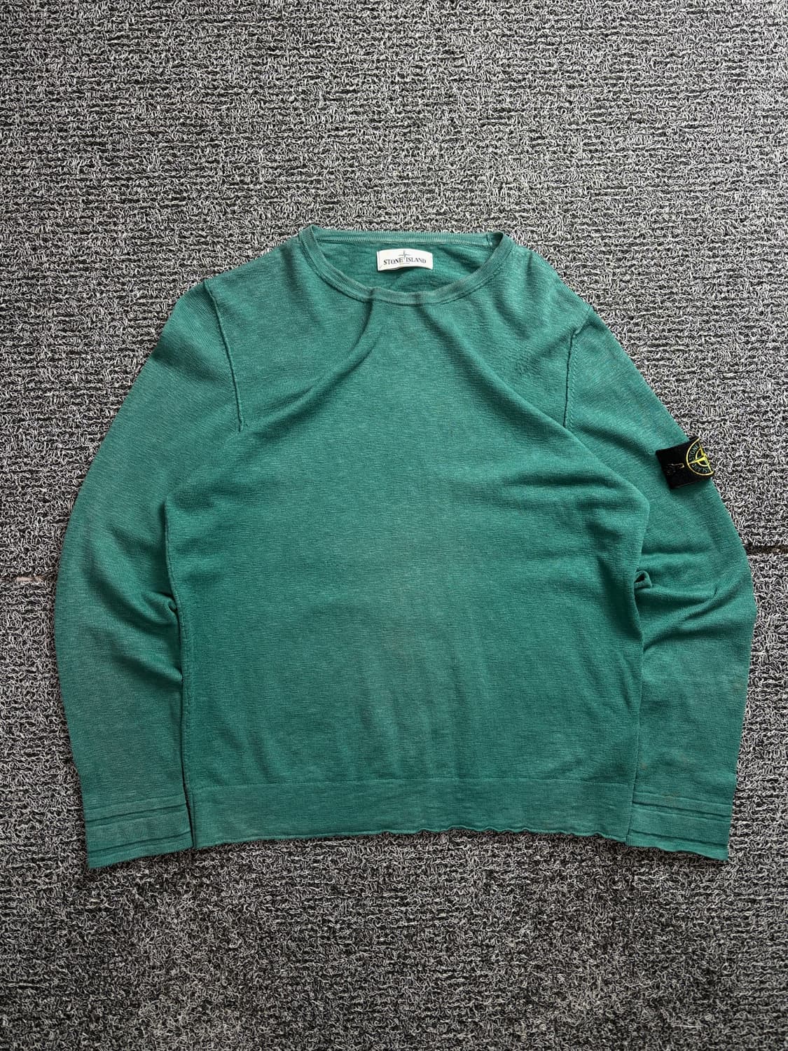 스톤아일랜드 정품 미니멀 딥그린 니트 2506 상품이미지2