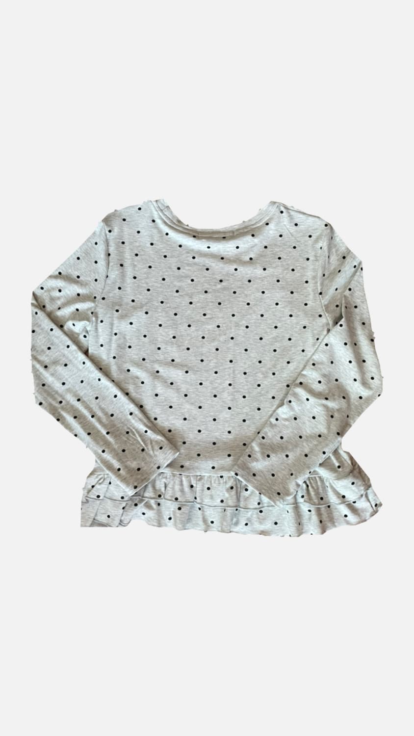 도트 프릴 긴팔티 상품이미지2