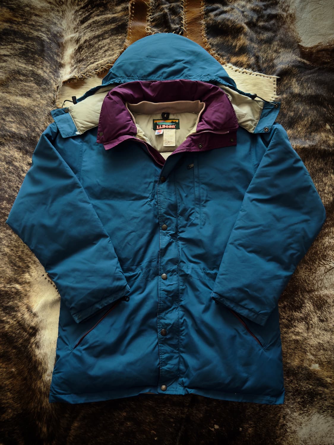 80s USA L.L.Bean Penobscot down parka 상품이미지3