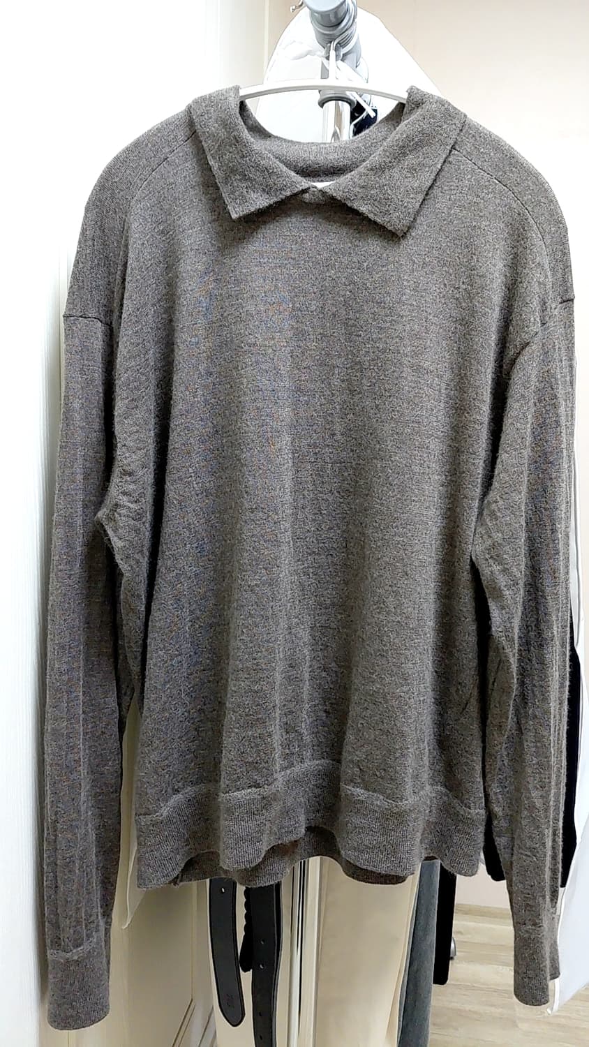 어나더오피스 Soutien 수티앵 칼라 니트 풀오버 (Earth) 상품이미지2