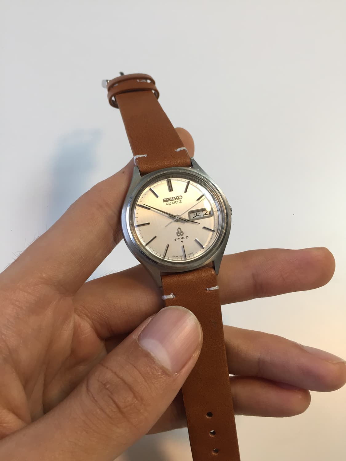 70s seiko type 2 silver dial quartz 상품이미지5