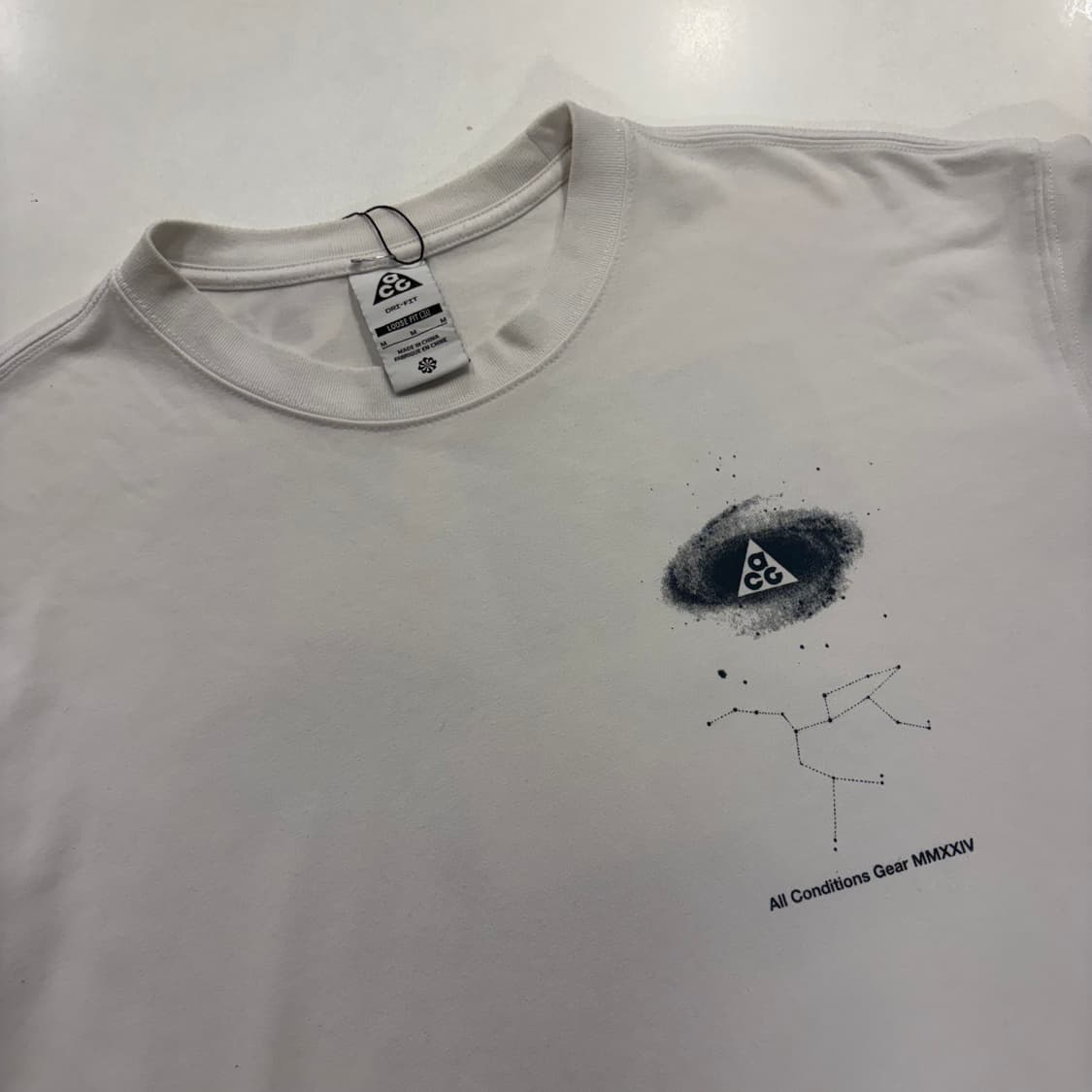 [M] 나이키 ACG 반팔 티셔츠 그래픽 화이트 E106 상품이미지3