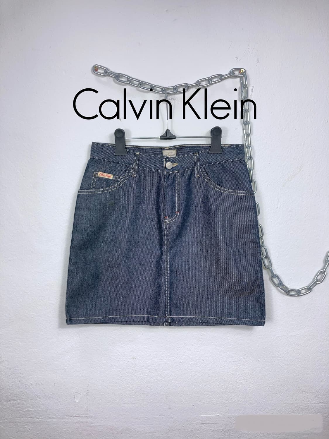 Ck 데님 스커트 상품이미지1
