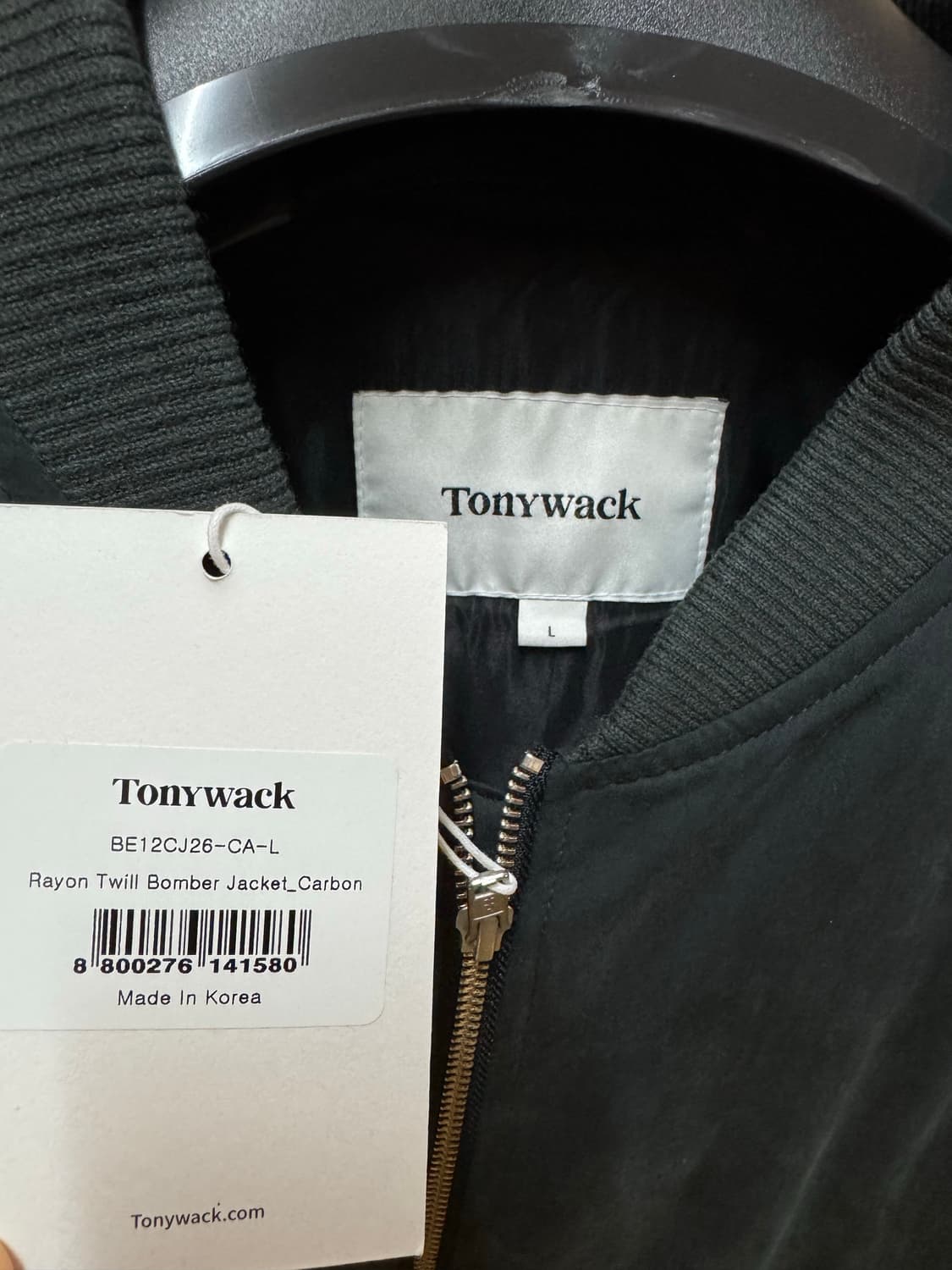 (새상품) 토니웩 25ss MA-1 레이온 봄버 상품이미지2