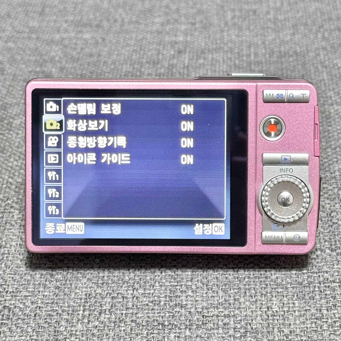 올림푸스 뮤 7050 라이트핑크 빈티지디카 상품이미지5