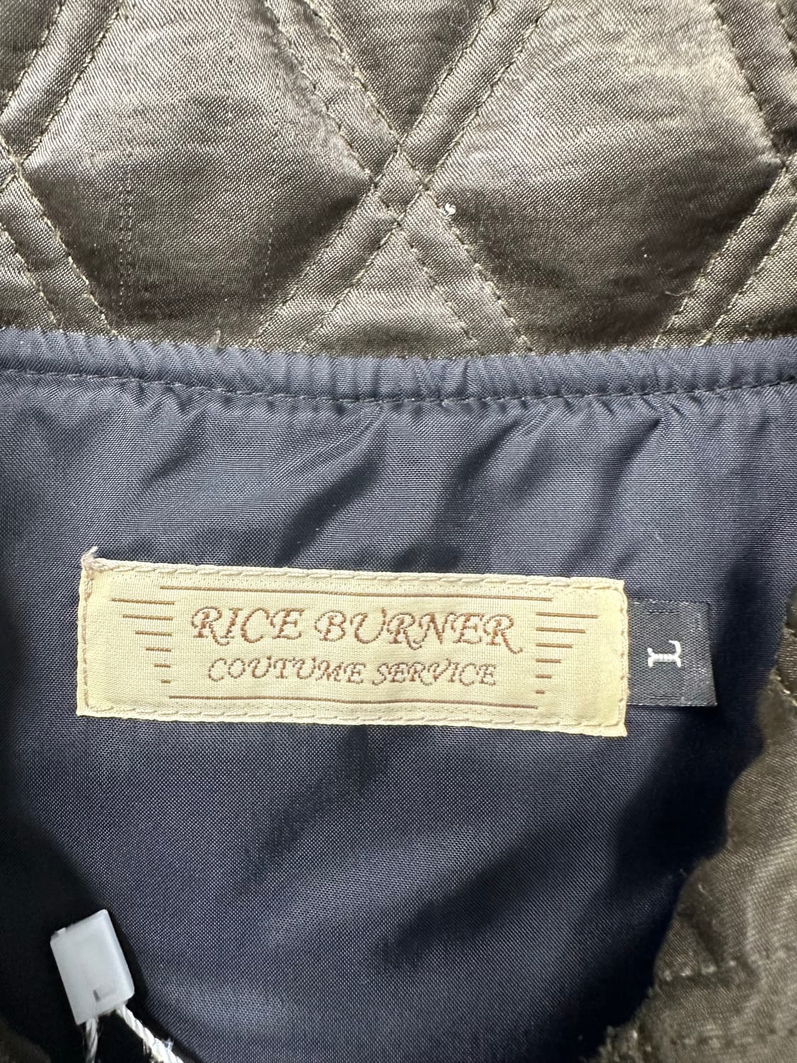 RICE BURNER 올리브 퀄팅 자켓 상품이미지5