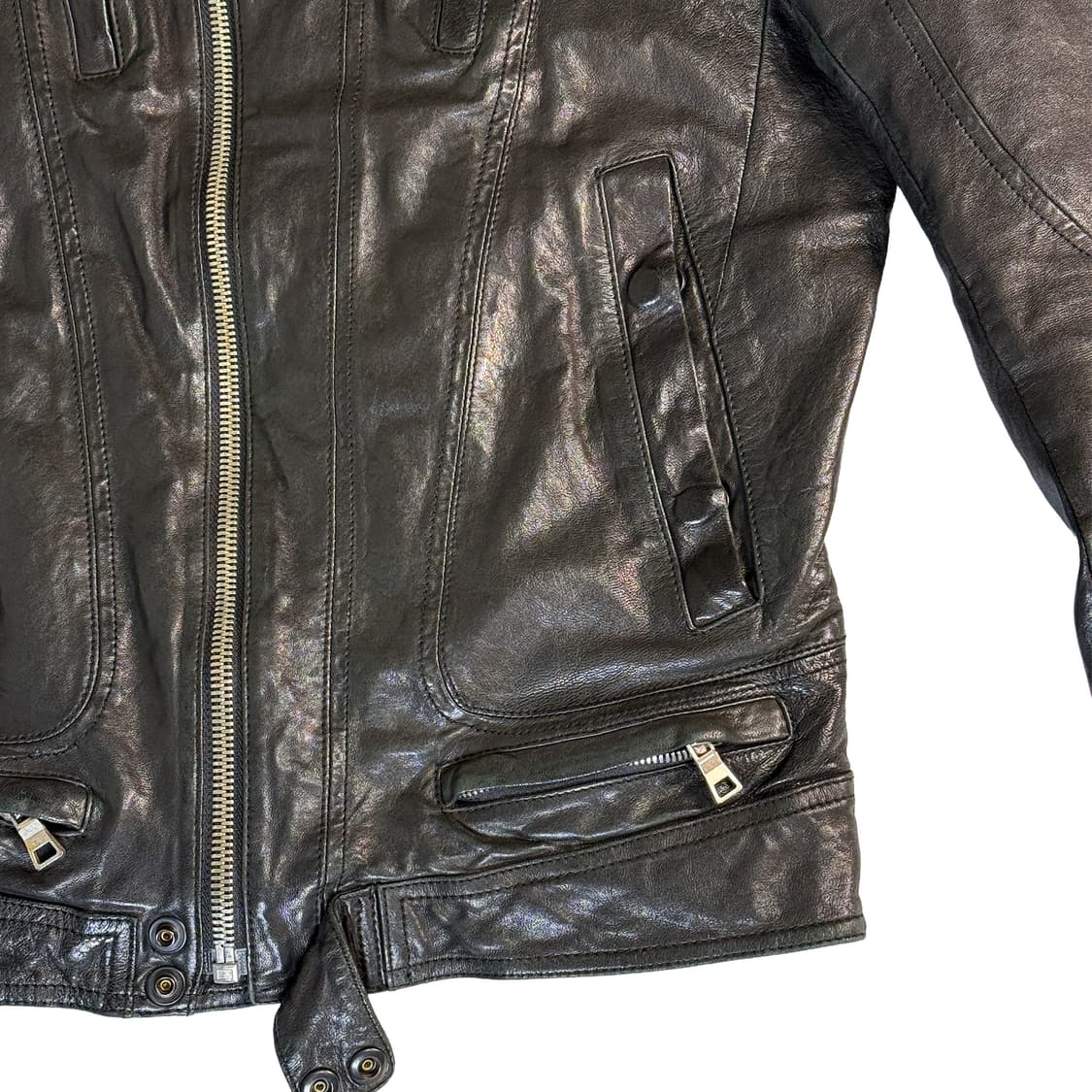 12f/w 시스템옴므 라이더 가죽자켓 100 상품이미지5