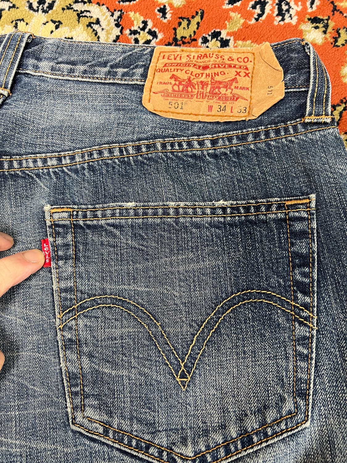 [34] LEVIS 리바이스 501 빈티지 데님팬츠 상품이미지4