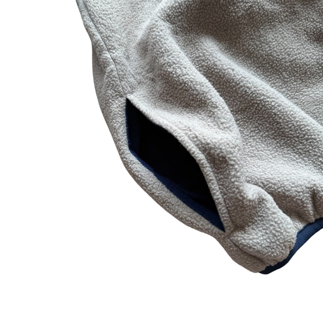 90s L.L.Bean 플리스 하프 집업 오트밀 상품이미지8