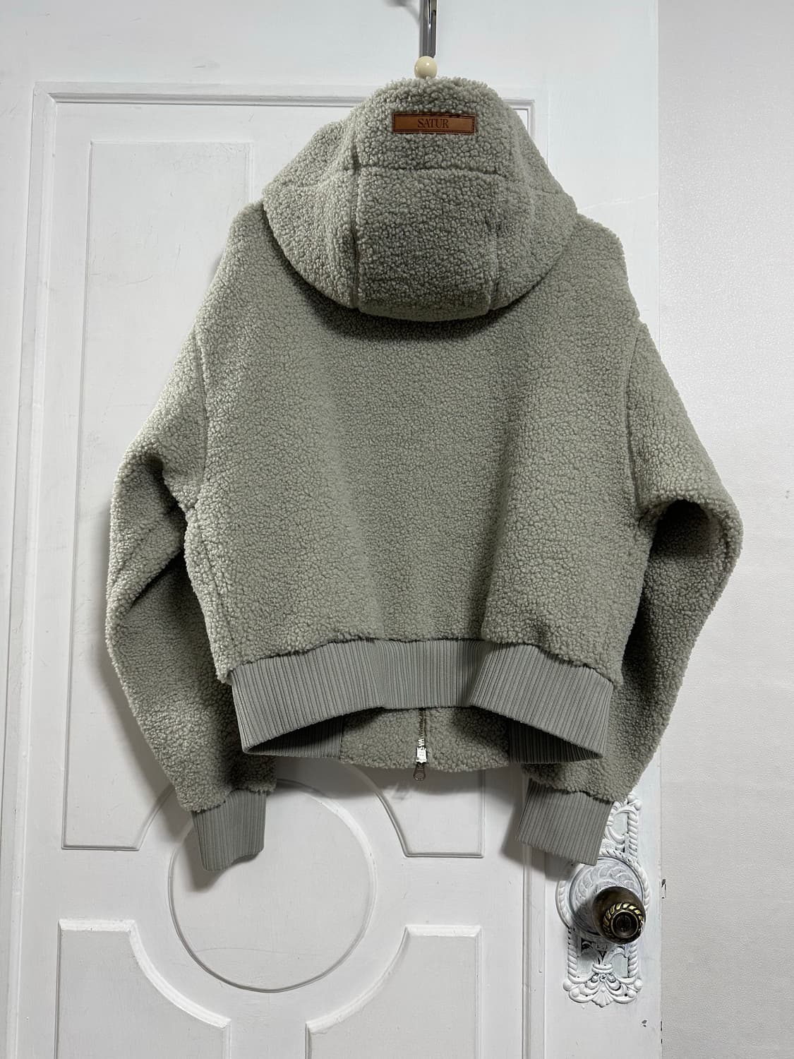 세터 시어링 플리스 후드집업 상품이미지2